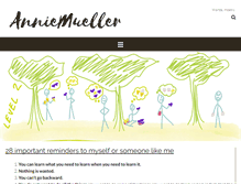 Tablet Screenshot of anniemueller.com